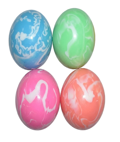 49mm (1.93") Neon Colored Marble Bouncy Balls