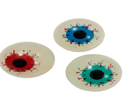 45mm (1.77") Glow in the Dark Scary Eye Bouncy Balls
