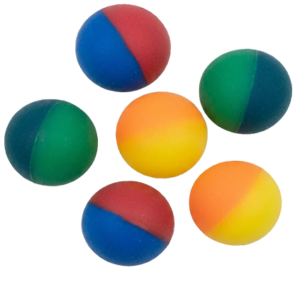 27mm (1") Frosted 2-Tone Bouncy Ball