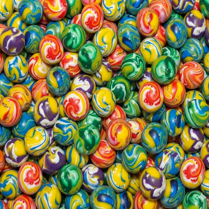 45mm (1.77") Marbled Cloudy Storm Bouncy Ball