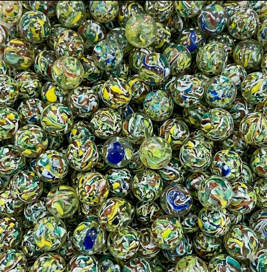 27mm (1") Marbled Crystal Bouncy Balls