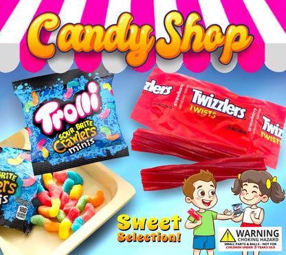 2" Candy Shop In Toy Capsules
