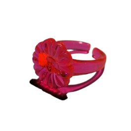 Colorful Clear Plastic Rings