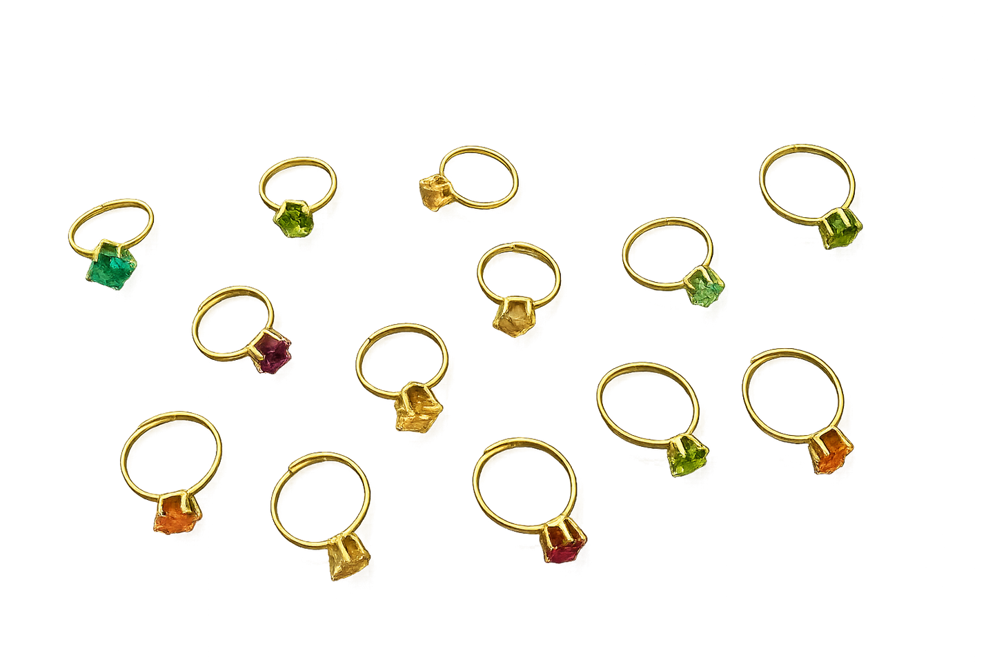 1" Gemstone Rings