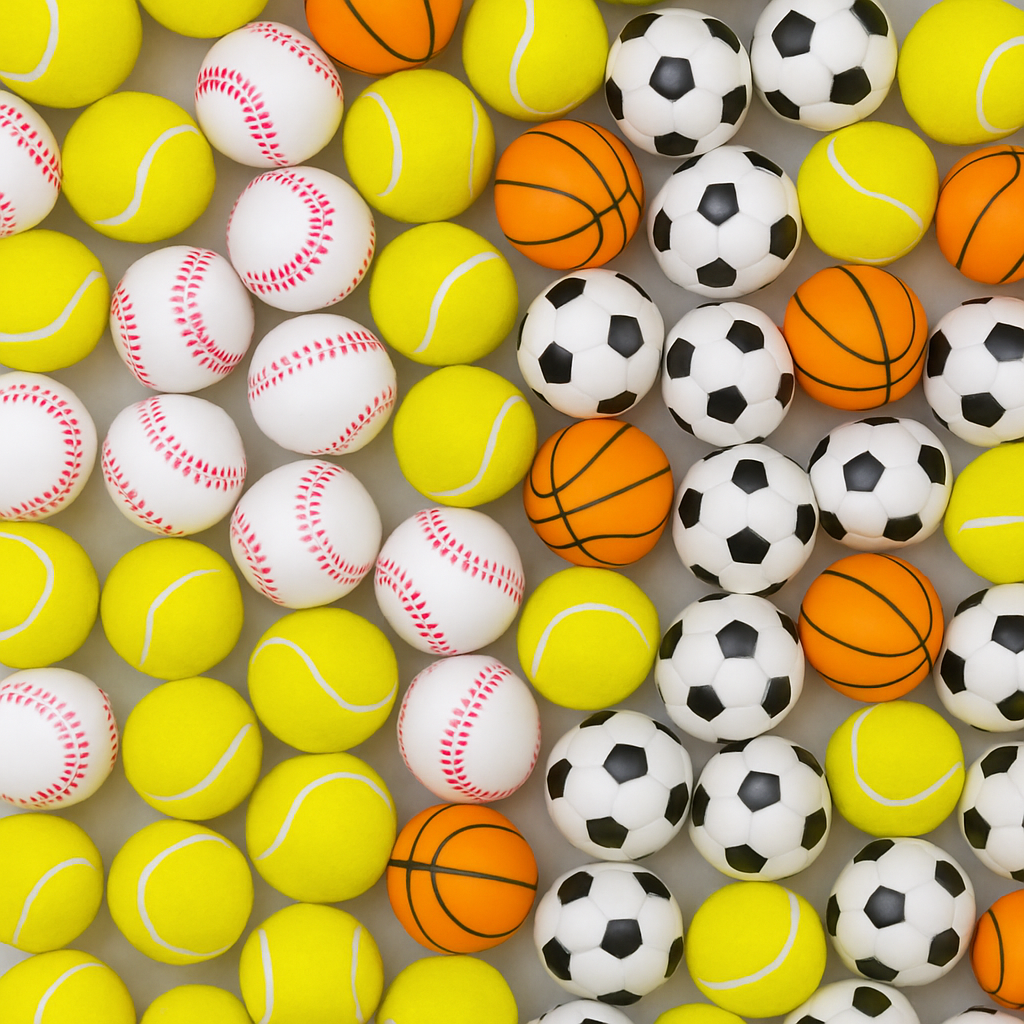 2" Bulk Mini Foam Sports Balls