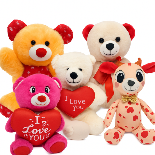 11" Valentines Day Assorted Plush Mix