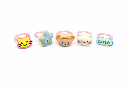 Cartoon Finger Toy Rings
