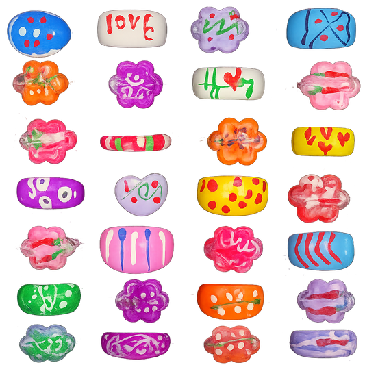 Acrylic Resin Rings