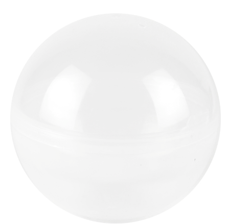 5" Empty Clear Round Toy Capsules