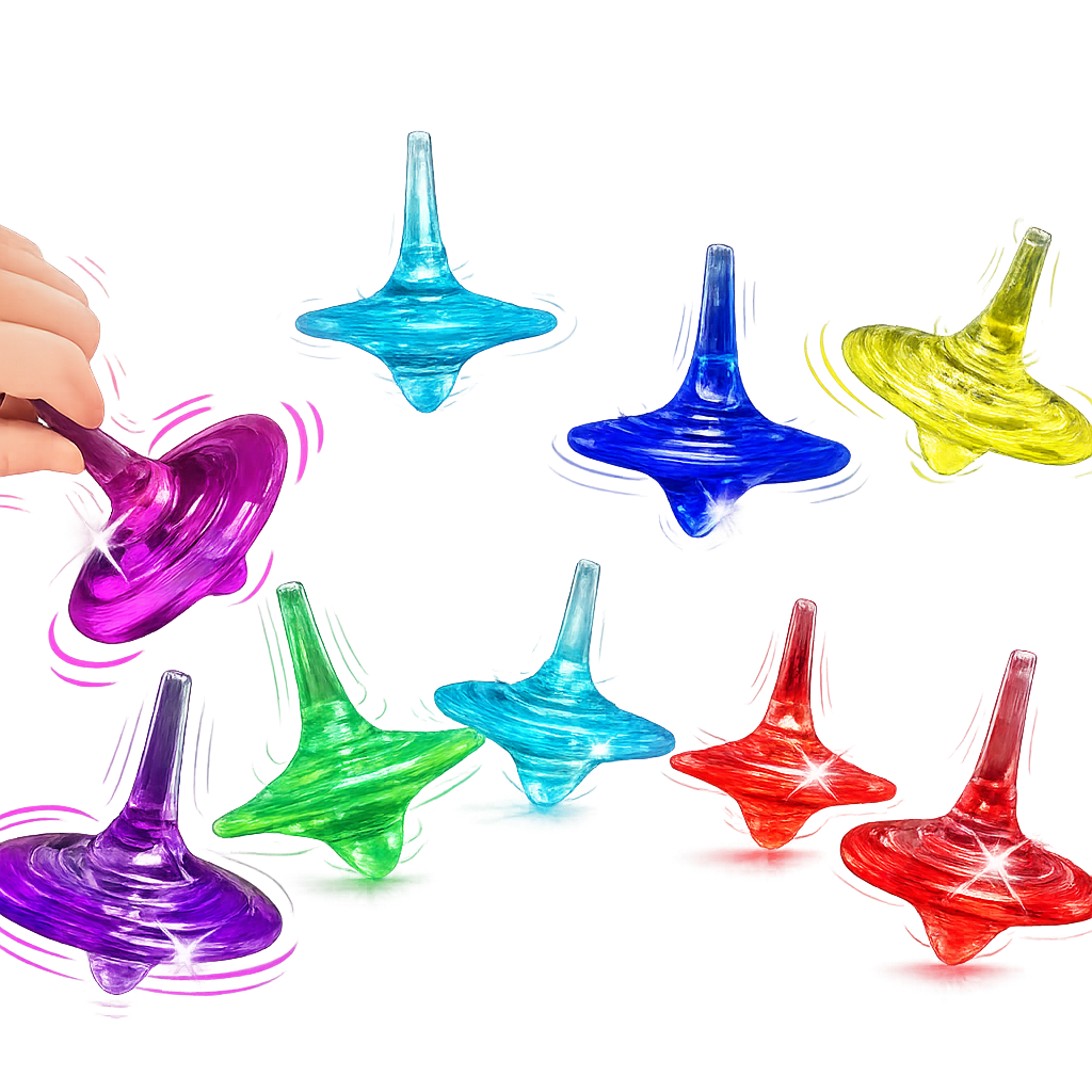 2" Bulk Crystal Spin Tops