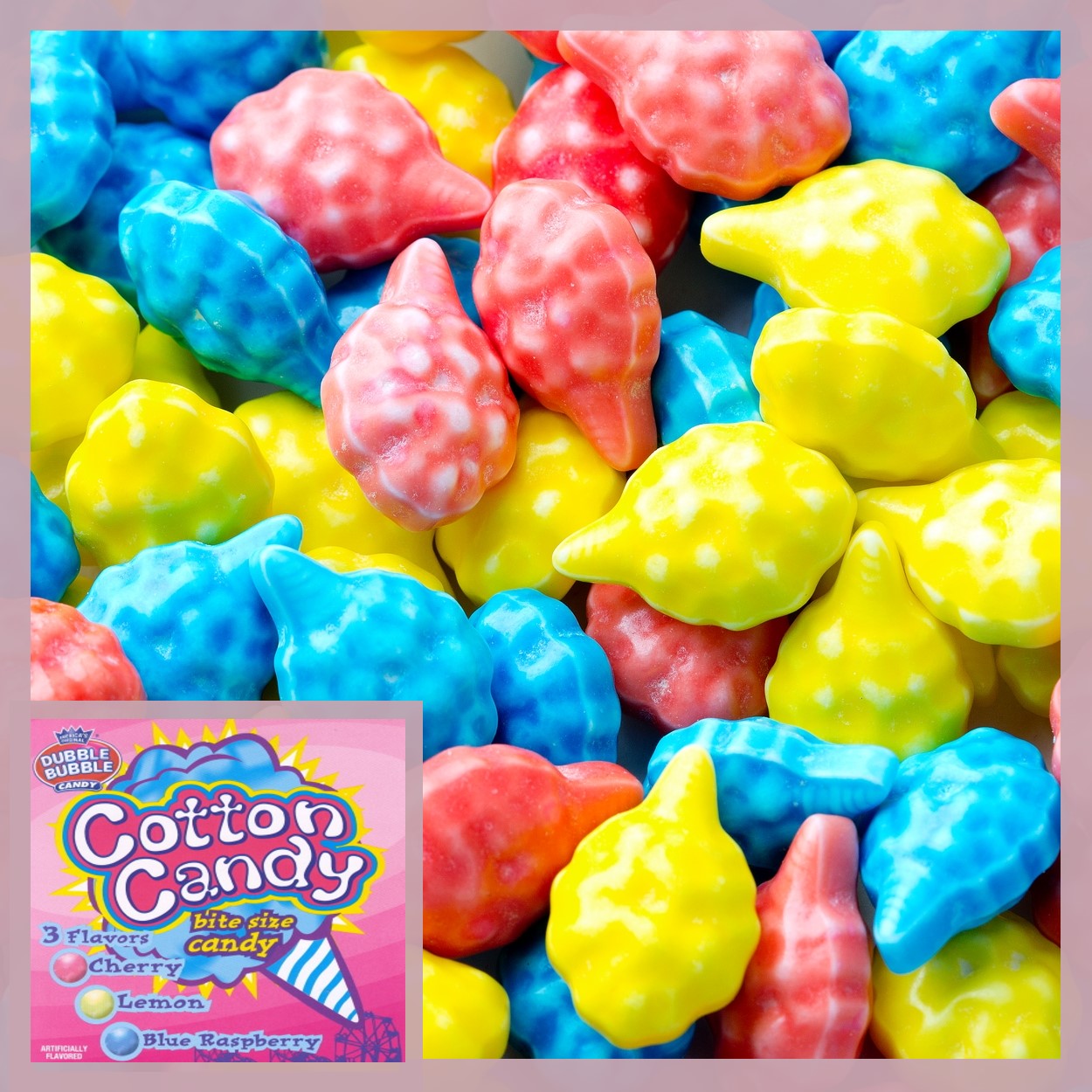 Bulk Dubble Bubble Cotton Candy Candies Wholesale