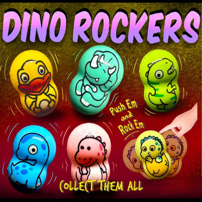 2" Dino Rockers in Toy Capsules