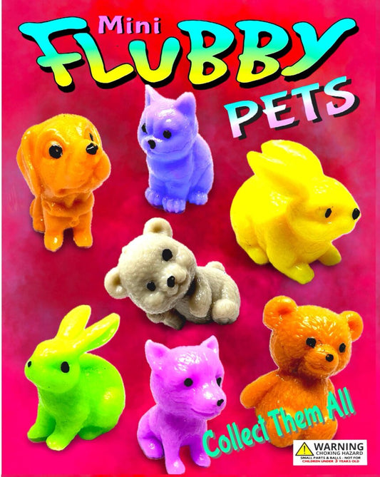1" Flubby Pets In Toy Capsules