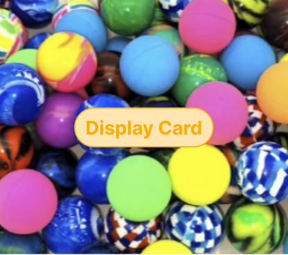 Display Card - Super Balls 27mm, 32mm, 45mm, 49mm