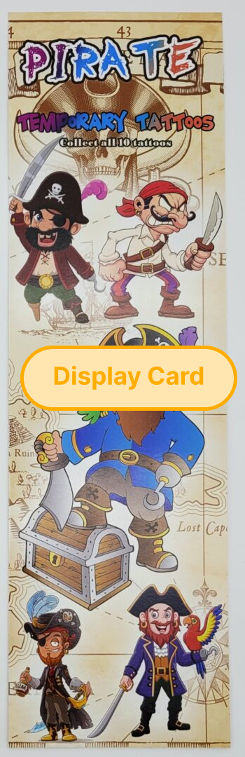 Display Card - Pirate Tattoos