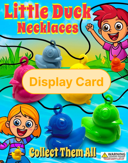 Display Card - Little Duck Necklace