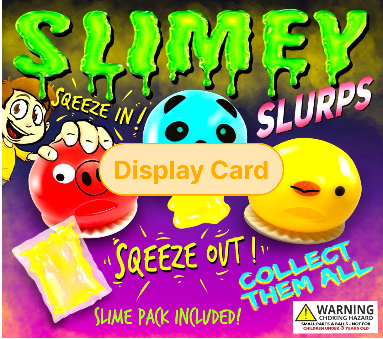 Display Card - Slimey Slurps