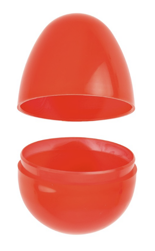 Large Plastic Red Easter Eggs