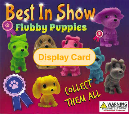 Display Card - 2" Best in Show / Flubby Puppies