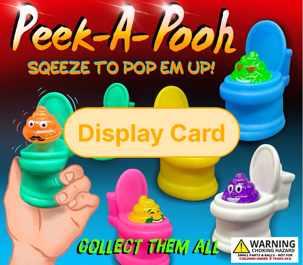 Display Card - 2" Peek-a-Pooh