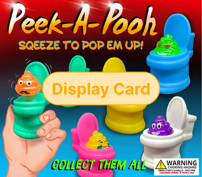 Display Card - 2" Peek-a-Pooh
