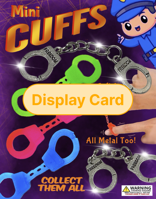 Display Card - 1" Mini Cuffs