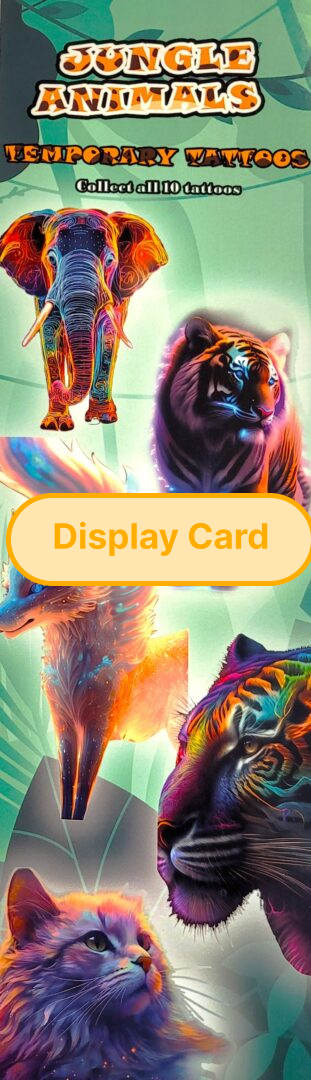 Display Card - Jungle Animal