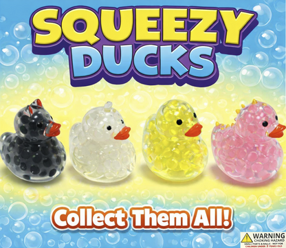 2" Squeezy Ducks in Toy Capsules