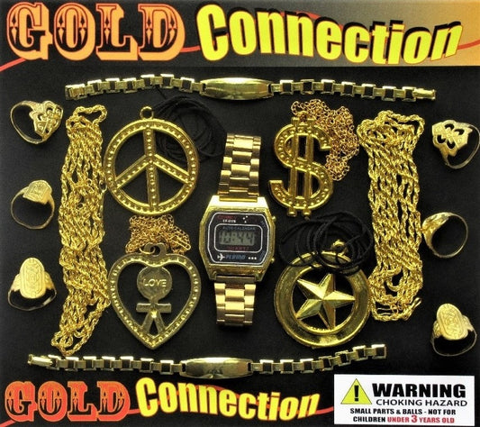 2" Gold Connections In Toy Capsules