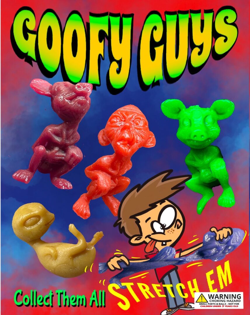 1" Goofy Guys in Toy Capsules