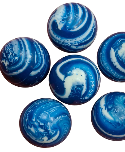 32mm (1.06") Blue Ocean Bouncy Balls