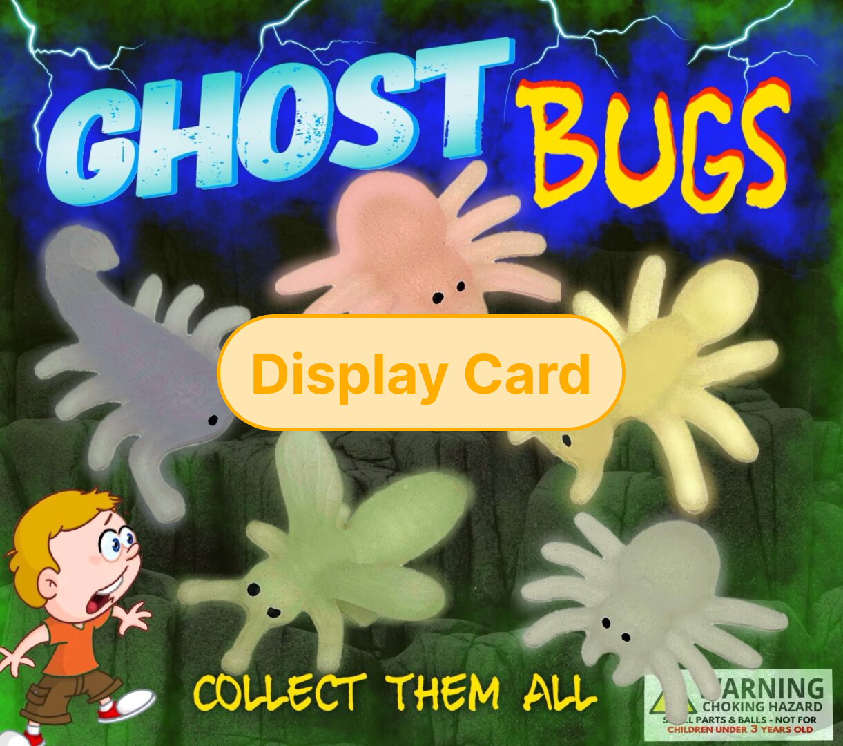 Display Card - 2" Ghost Bugs