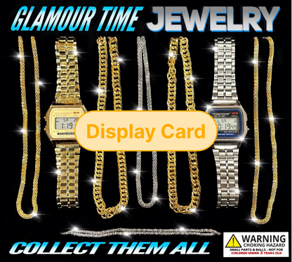 Display Card - 2" Glamour Time Jewelry