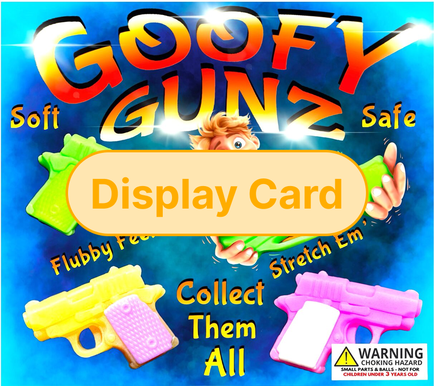 Display Card - 2" Goofy Guns