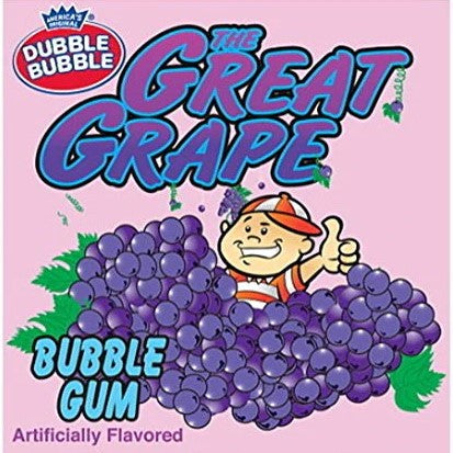 Dubble Bubble 1" Grape Gumballs
