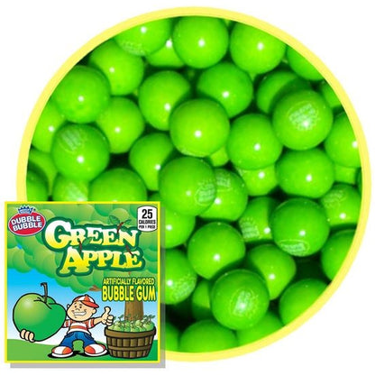 Dubble Bubble .92"Green Apple Gumballs