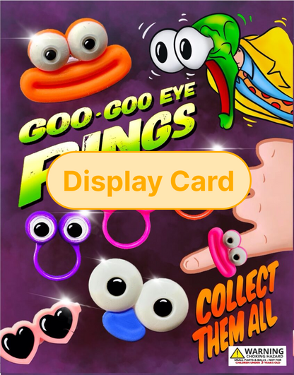 Display Card - 1" Goo-Goo Eyes