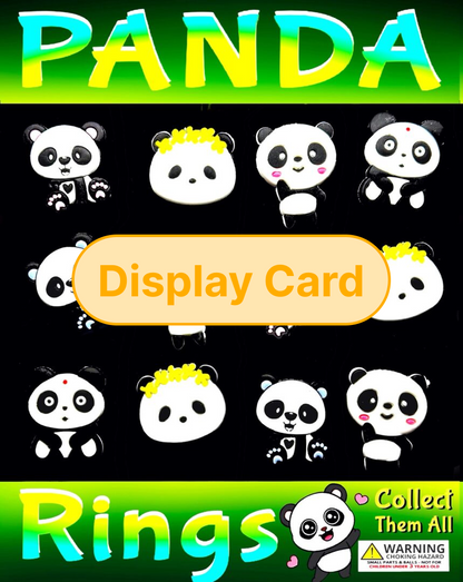 Display Card - 1" Panda Rings