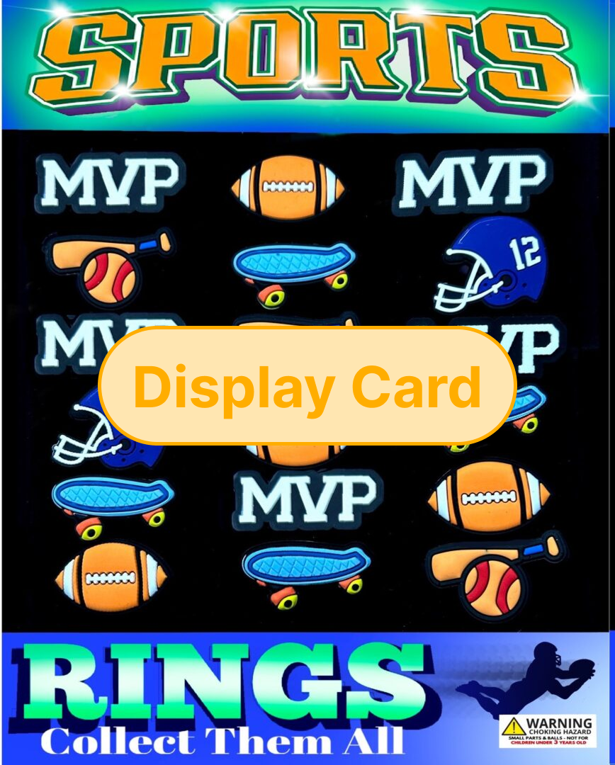 Display Card - 1" Sports Rings