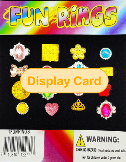 Display Card - 1" Fun Ring