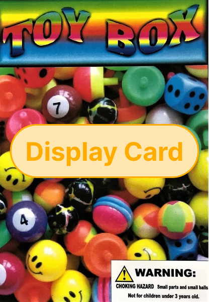 Display Card - 1" Toy Box