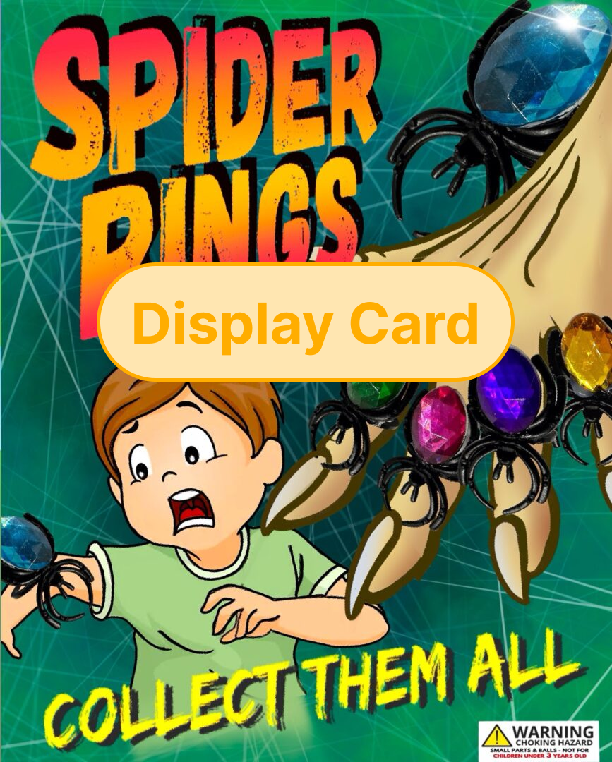 Display Card - 1" Spider Rings