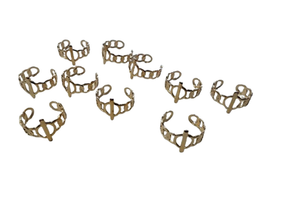 Gold Chain Link Adjustable Toy Ring