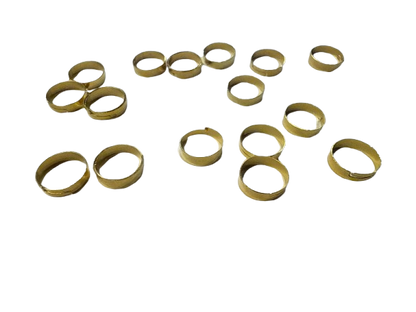 Bulk Metallic Gold Love Rings
