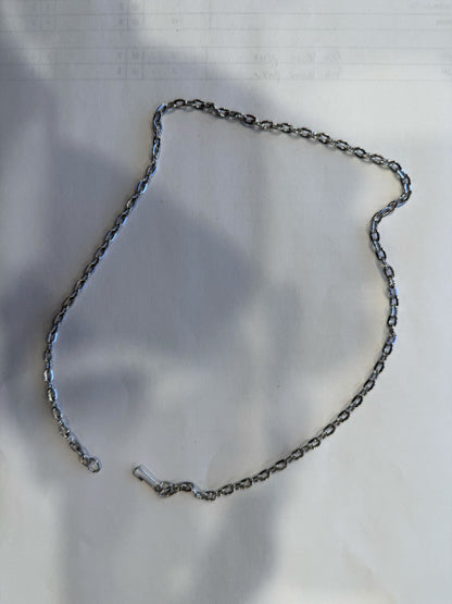 17" Silver Chain Toy Necklace - Traditional Hoop Style