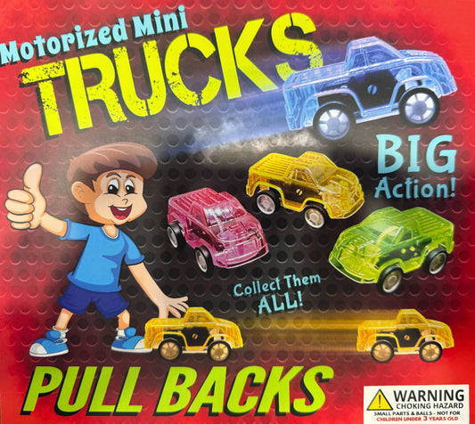 2" Mini Trucks in Toy Capsules