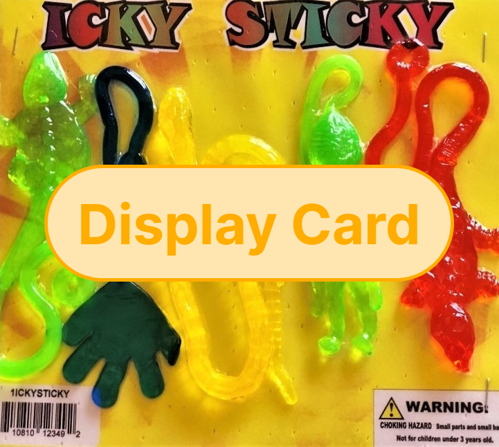 Display Card - 2" Icky Sticky