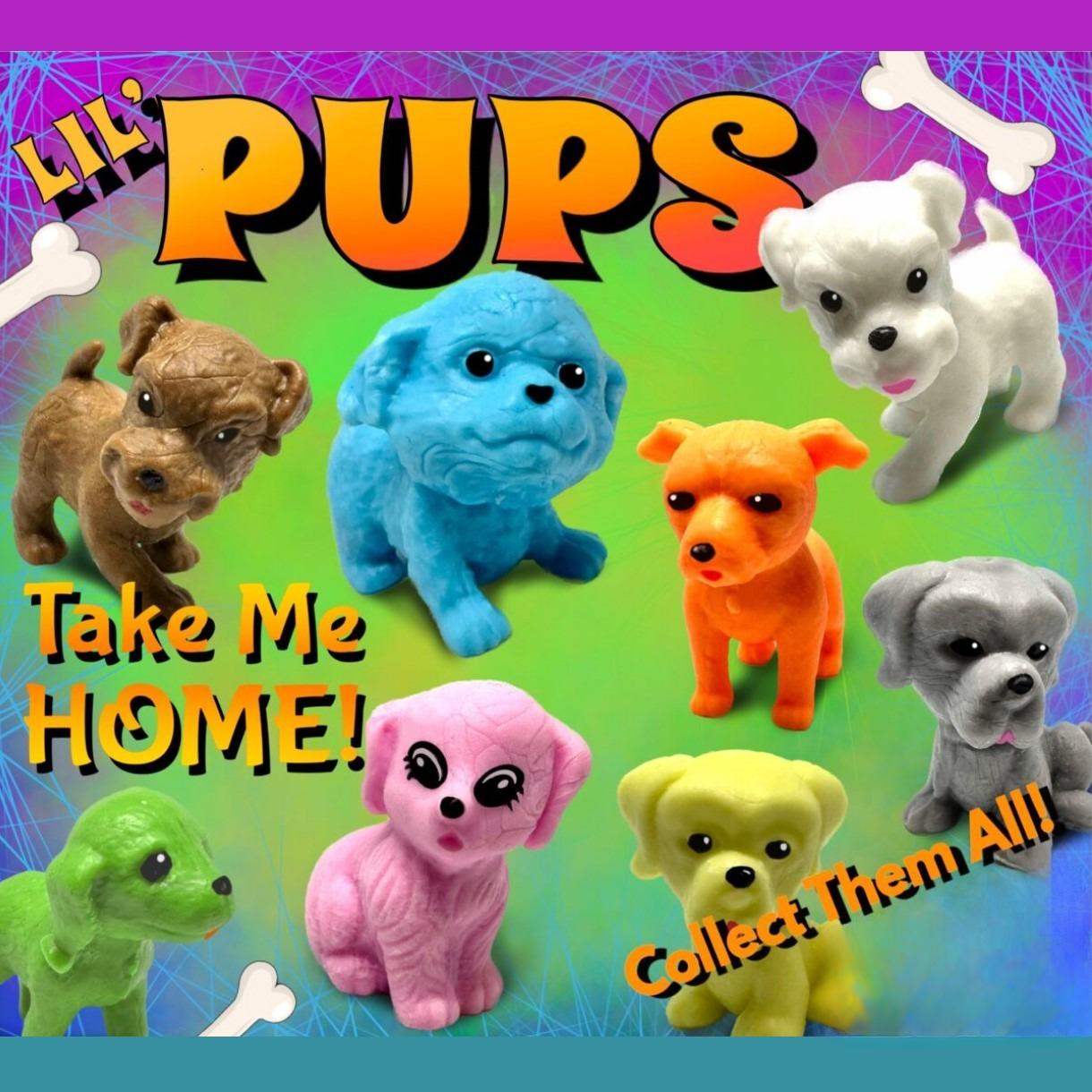 2" Lil Pups in Toy Capsules (DISCOUNTED - 1" Toy Inside)