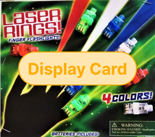 Display Card - 2" Laser Rings