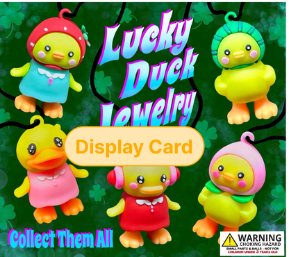 Display Card - 2" Lucky Duck Jewelry